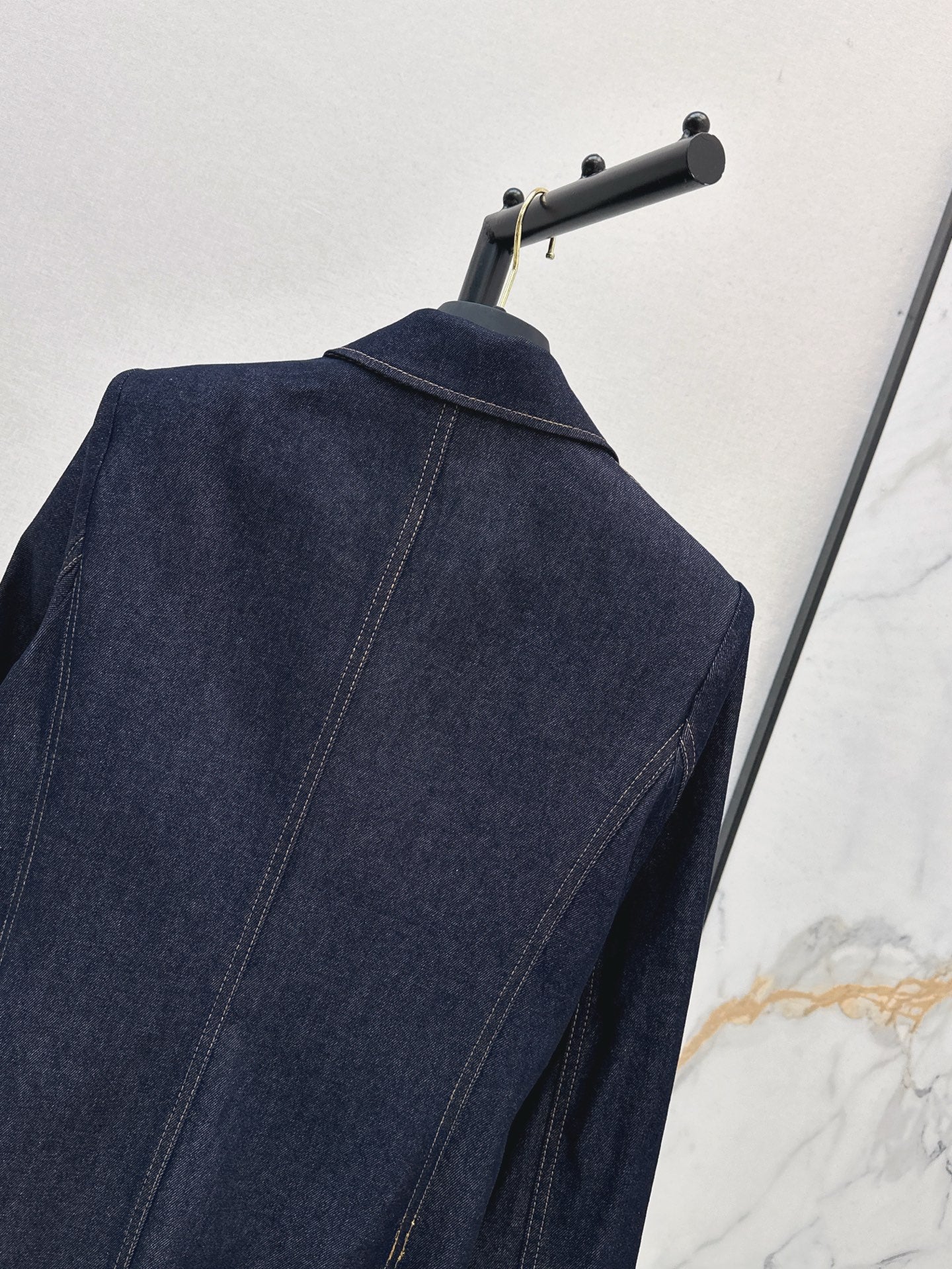 Loui* 25fw denim preppy blazer