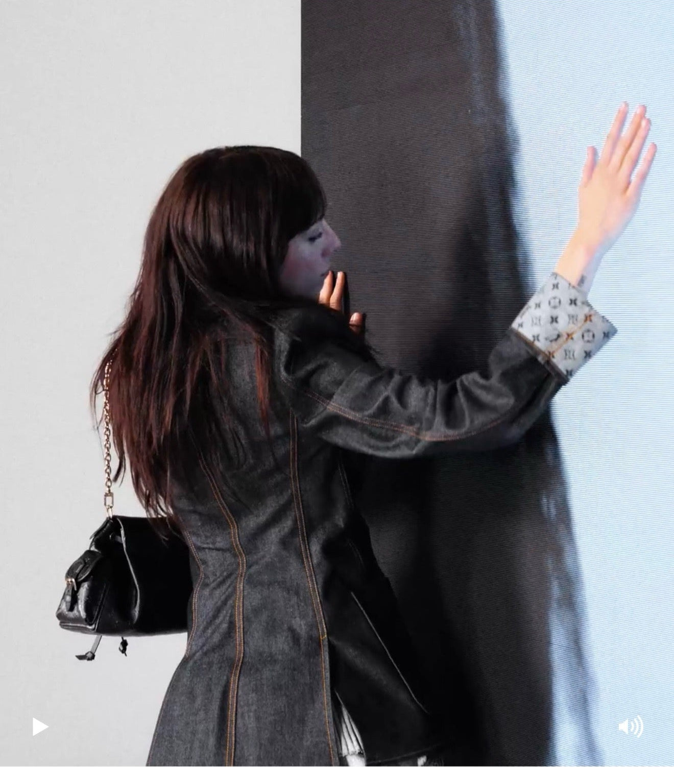 Loui* 25fw denim preppy blazer