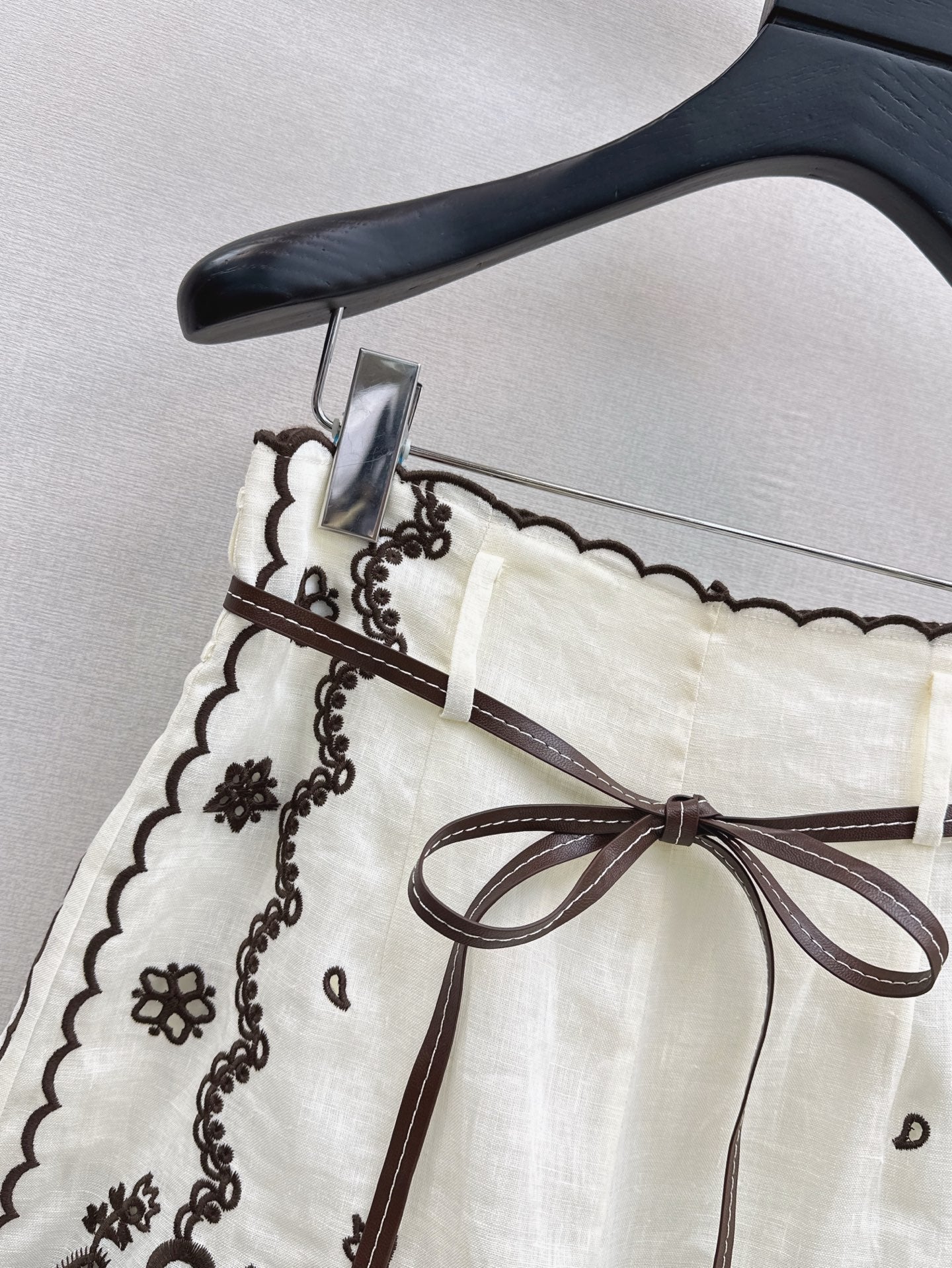 Zim* 25ss floral embroidered shirt and shorts set