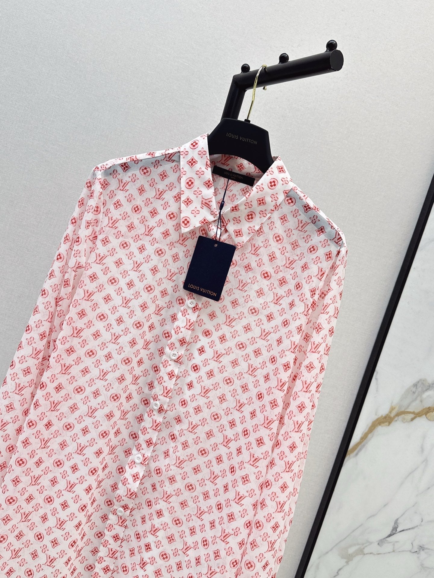 Loui* 25ss monogram printed shirt
