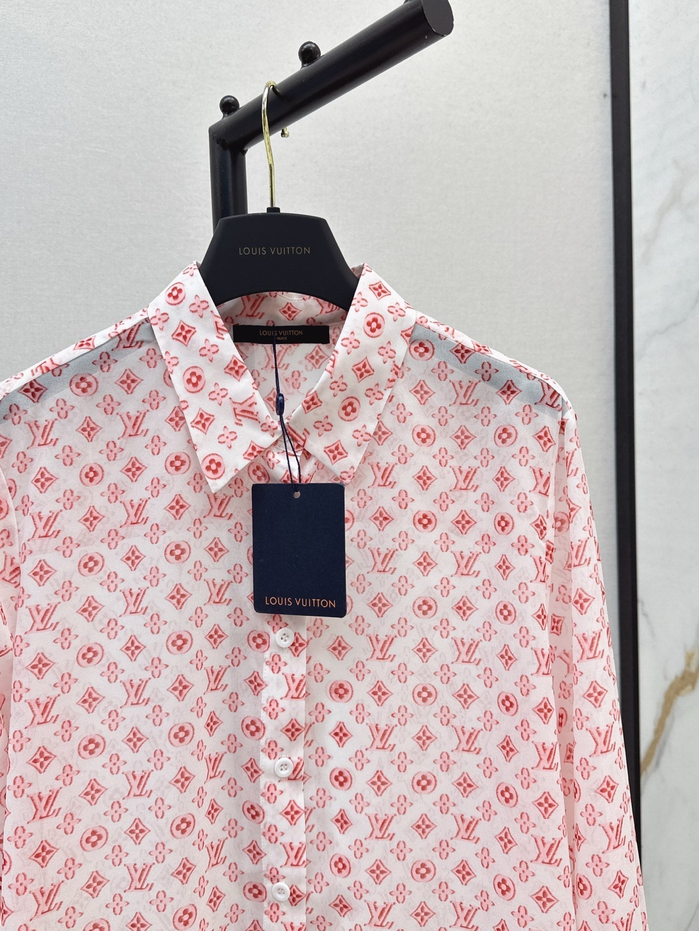 Loui* 25ss monogram printed shirt