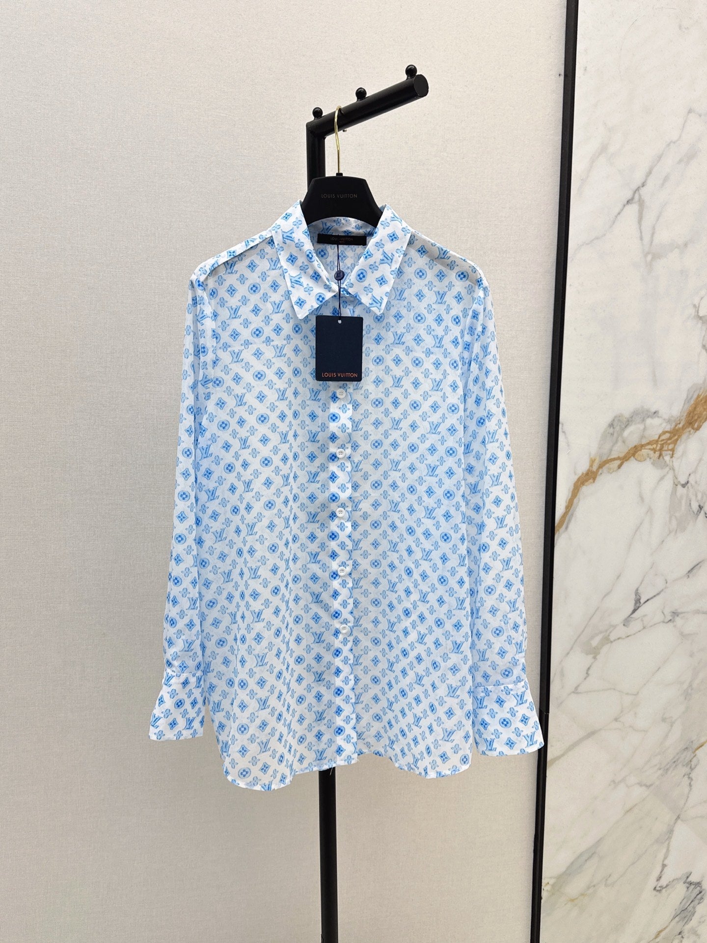 Loui* 25ss monogram printed shirt