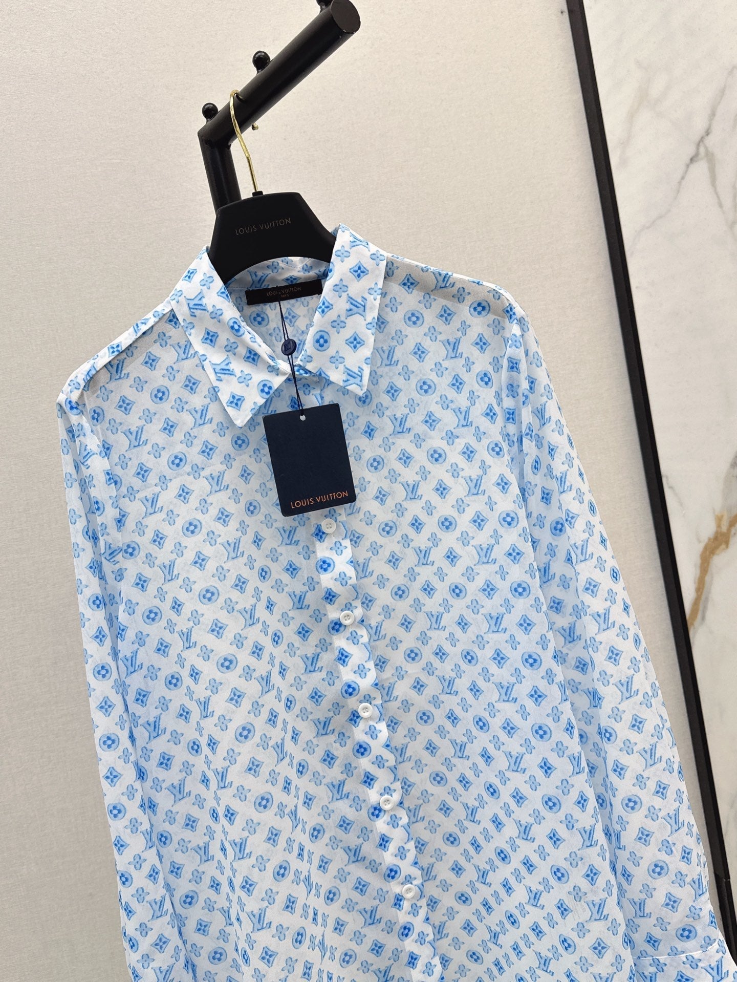 Loui* 25ss monogram printed shirt
