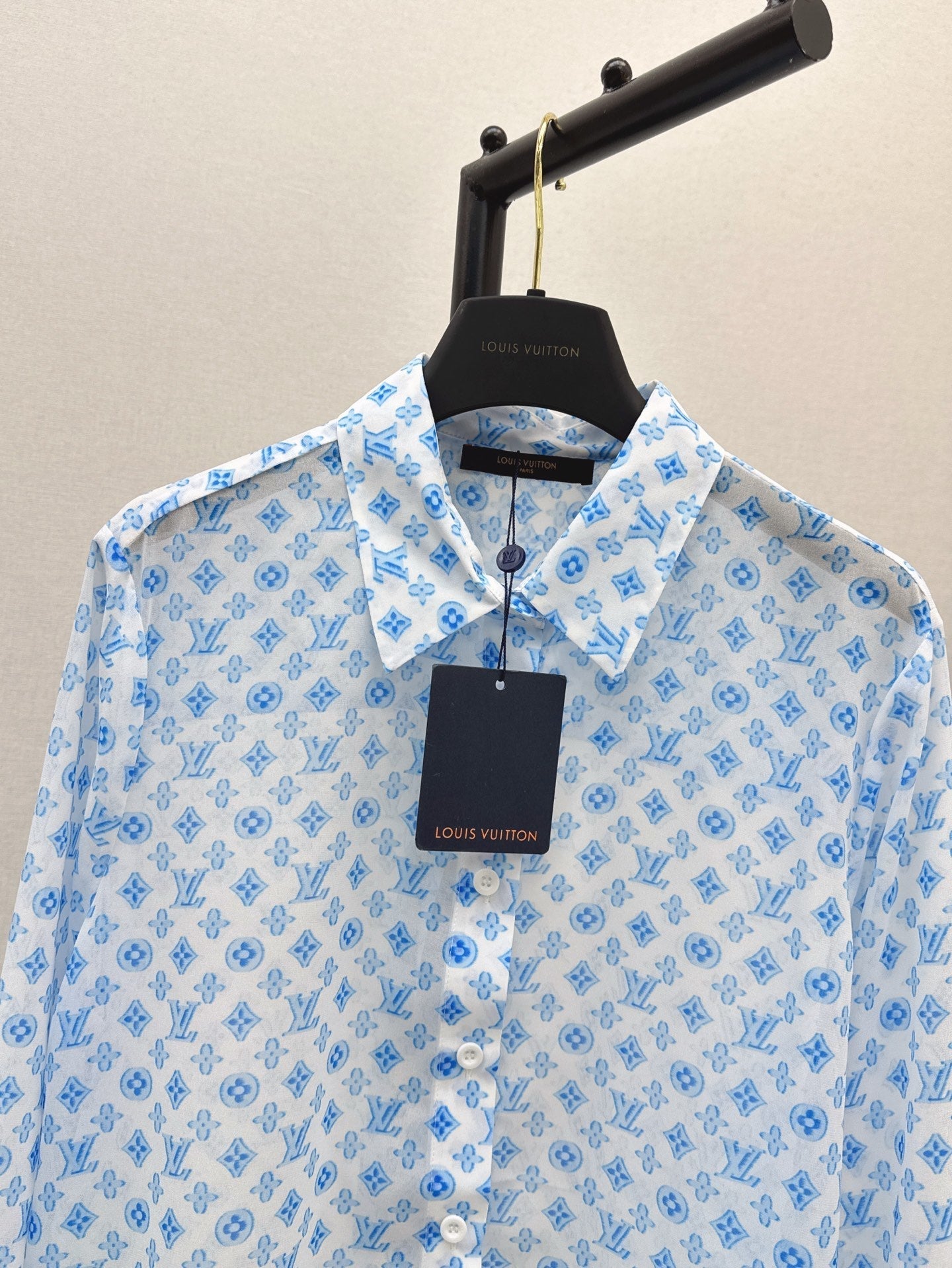 Loui* 25ss monogram printed shirt