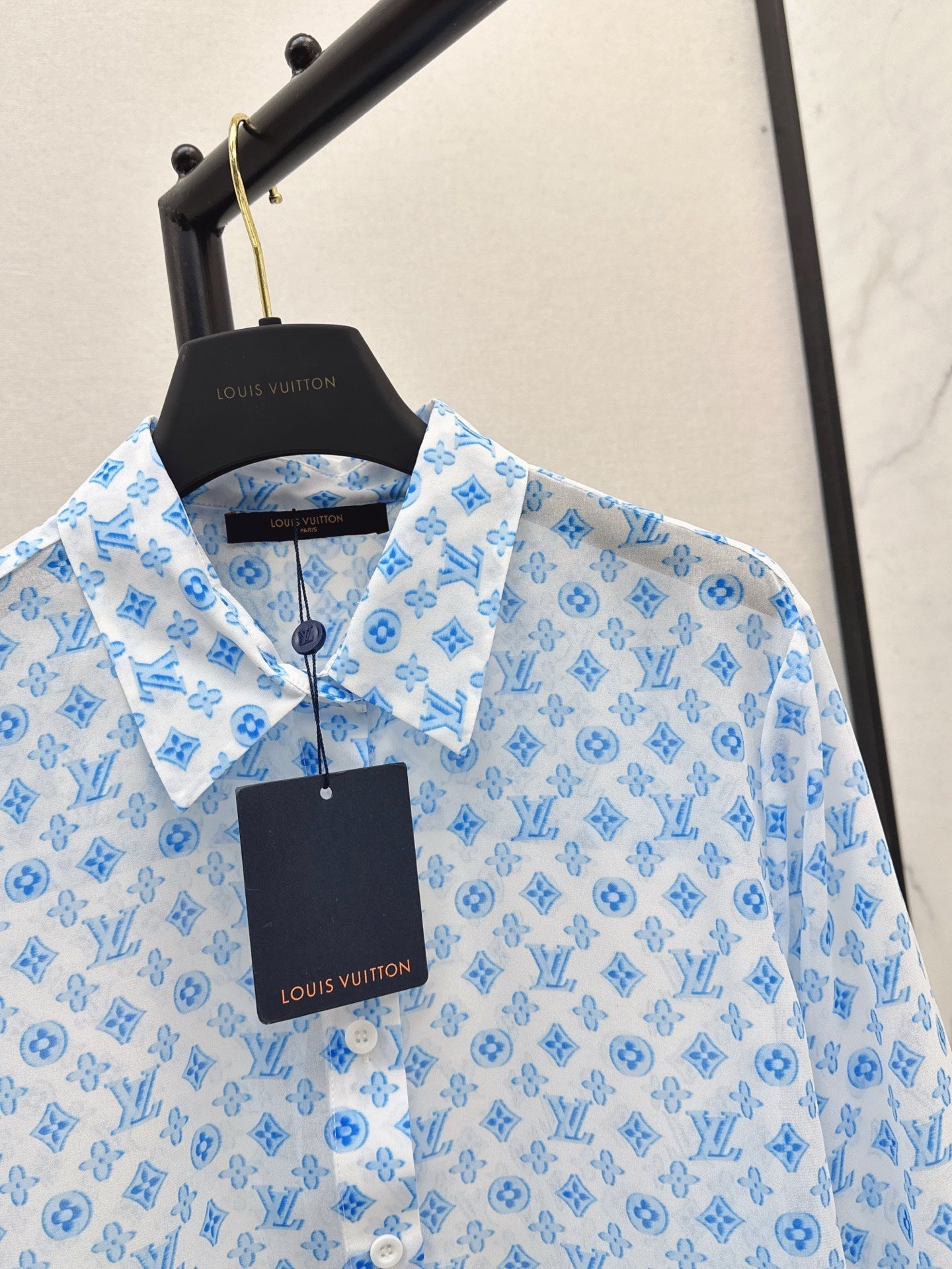 Loui* 25ss monogram printed shirt