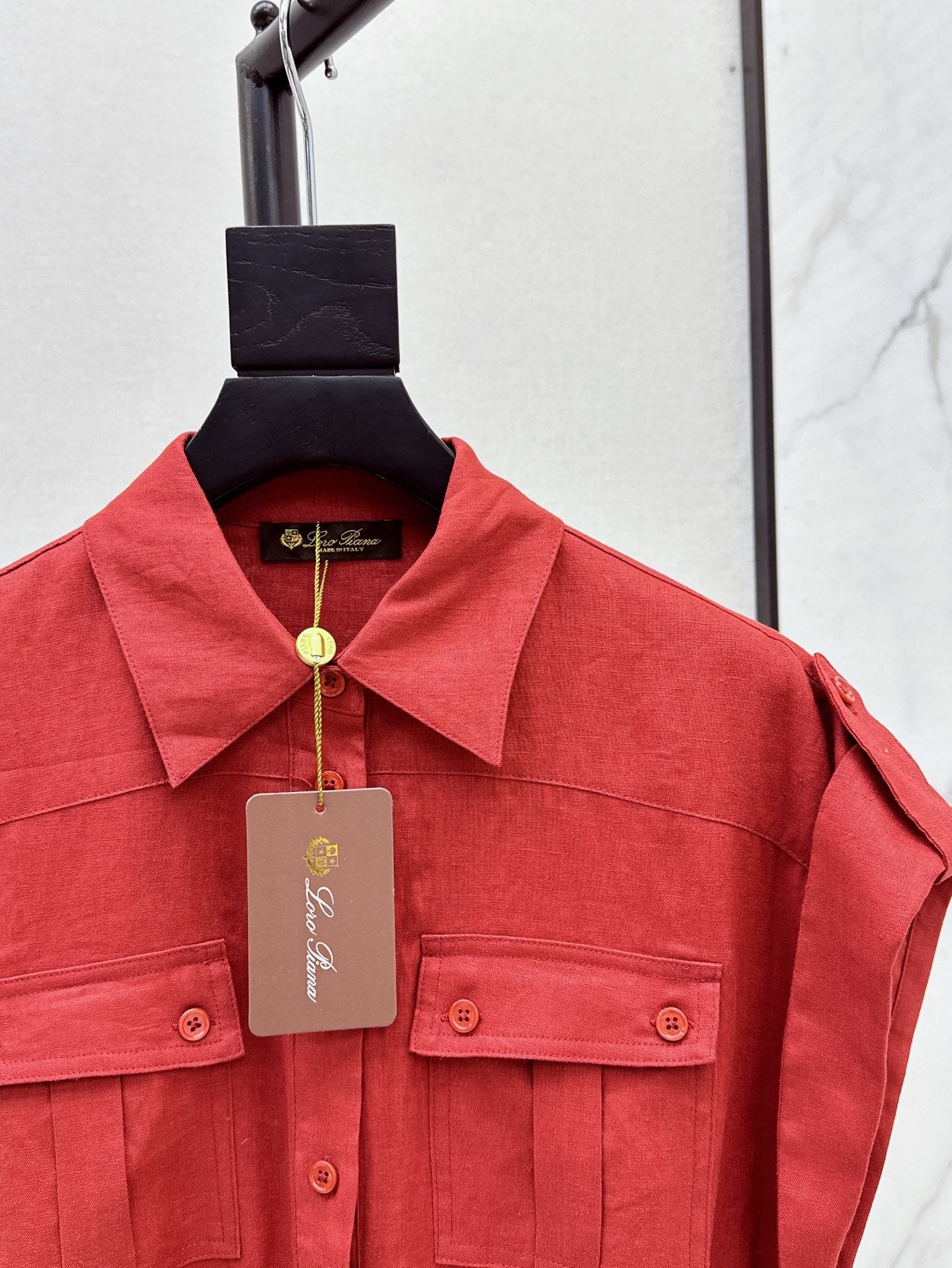 Lor*P 25ss linen cargo jumpsuit