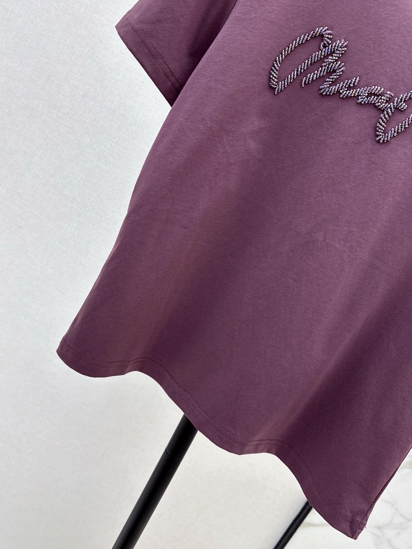 M*u 25ss beaded cotton t-shirt