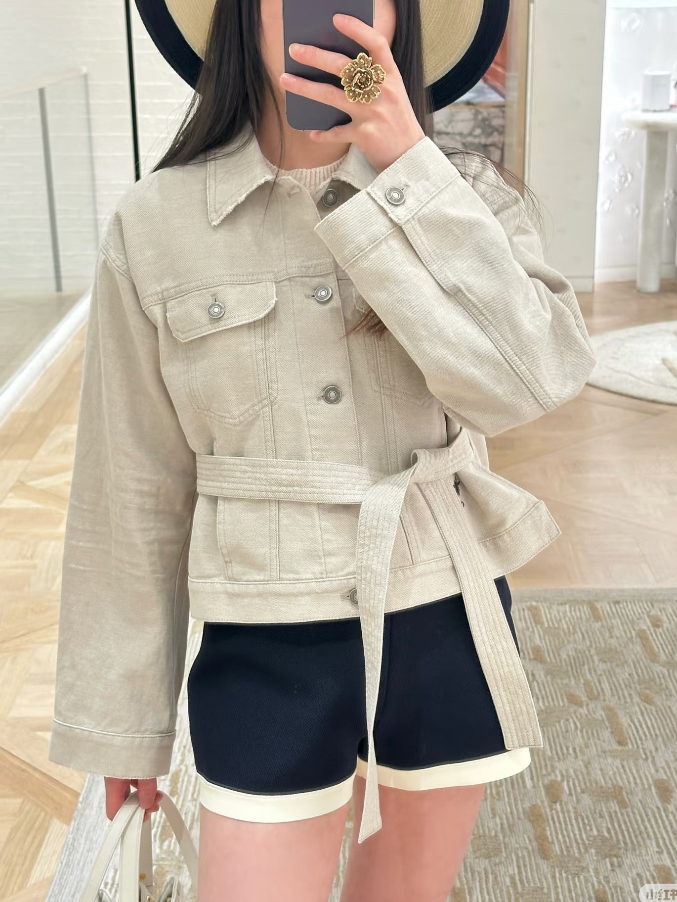 D*r 25ss Oblique interior denim jacket