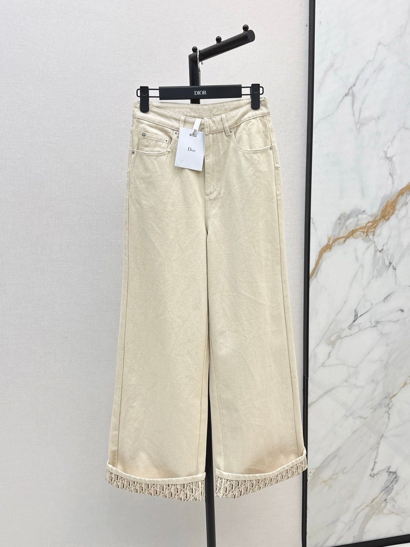 D*r 25ss oblique interior flared jeans