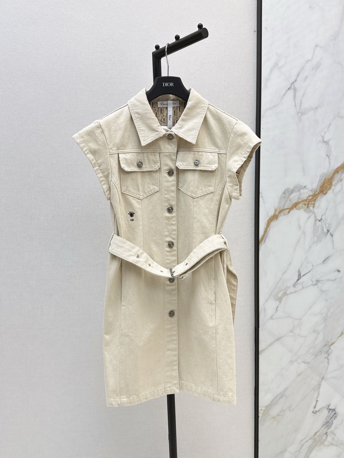 D*r 25ss Oblique interior denim dress