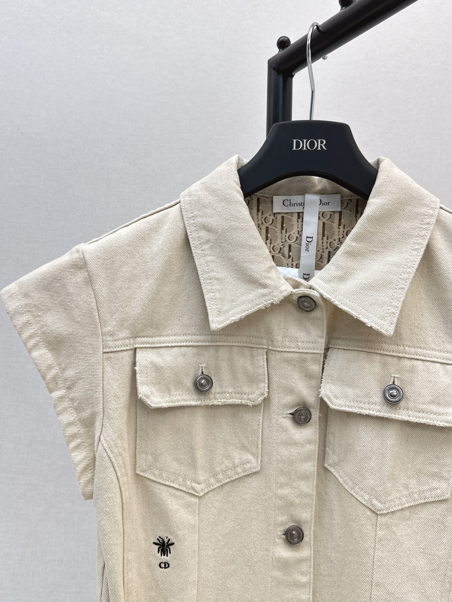 D*r 25ss Oblique interior denim dress