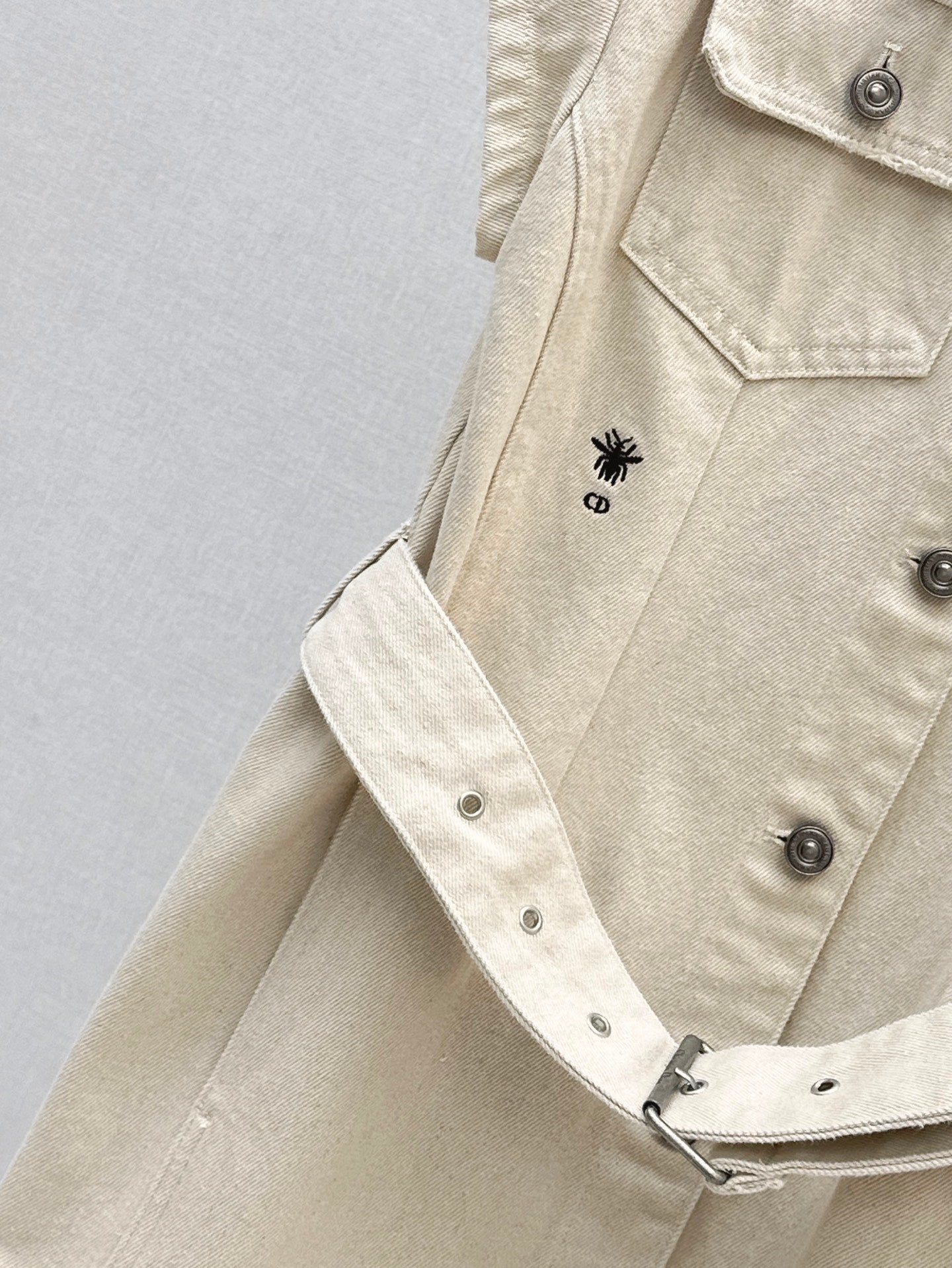 D*r 25ss Oblique interior denim dress