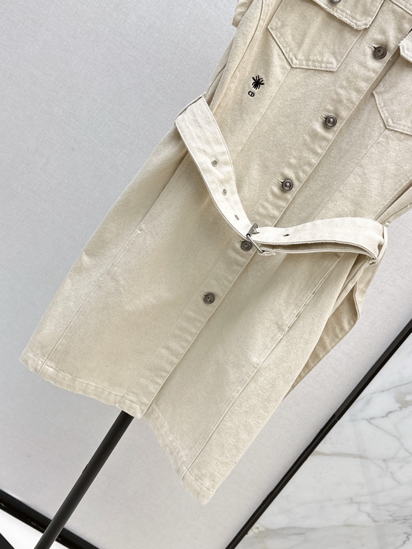 D*r 25ss Oblique interior denim dress