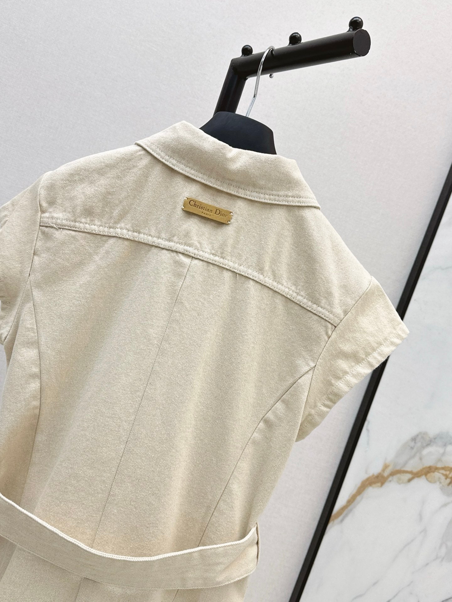 D*r 25ss Oblique interior denim dress