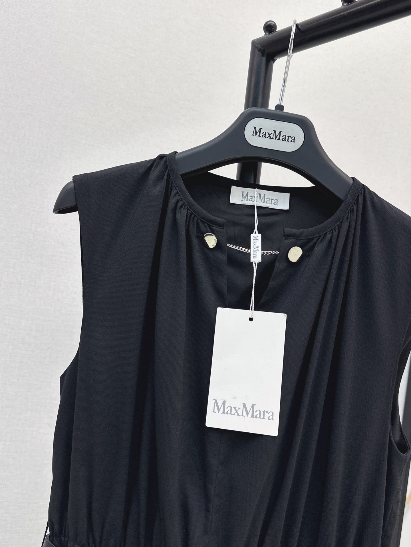 MaxM* 25ss long belted dress