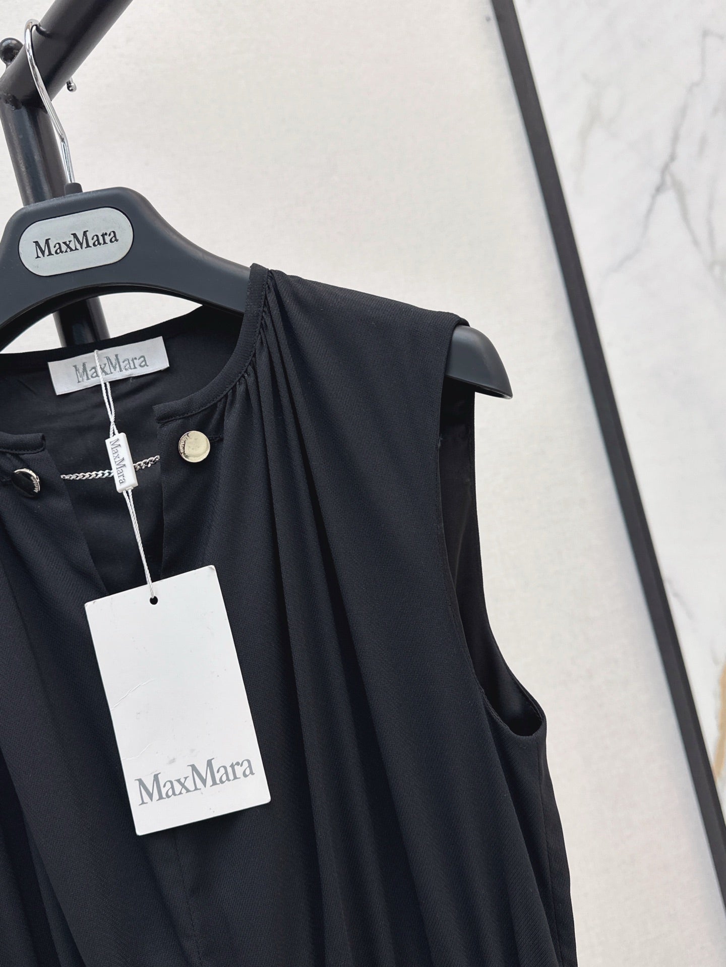 MaxM* 25ss long belted dress