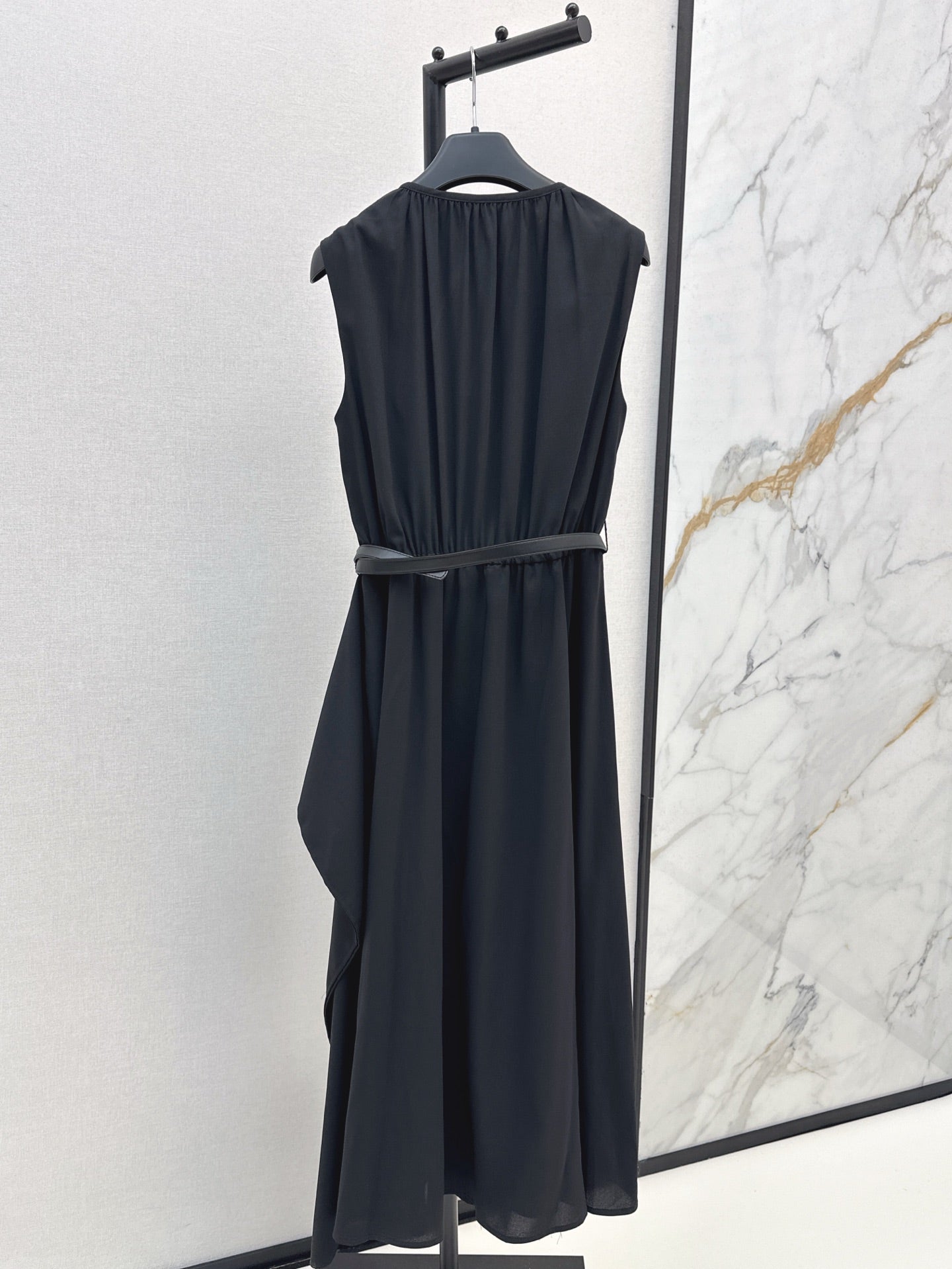 MaxM* 25ss long belted dress