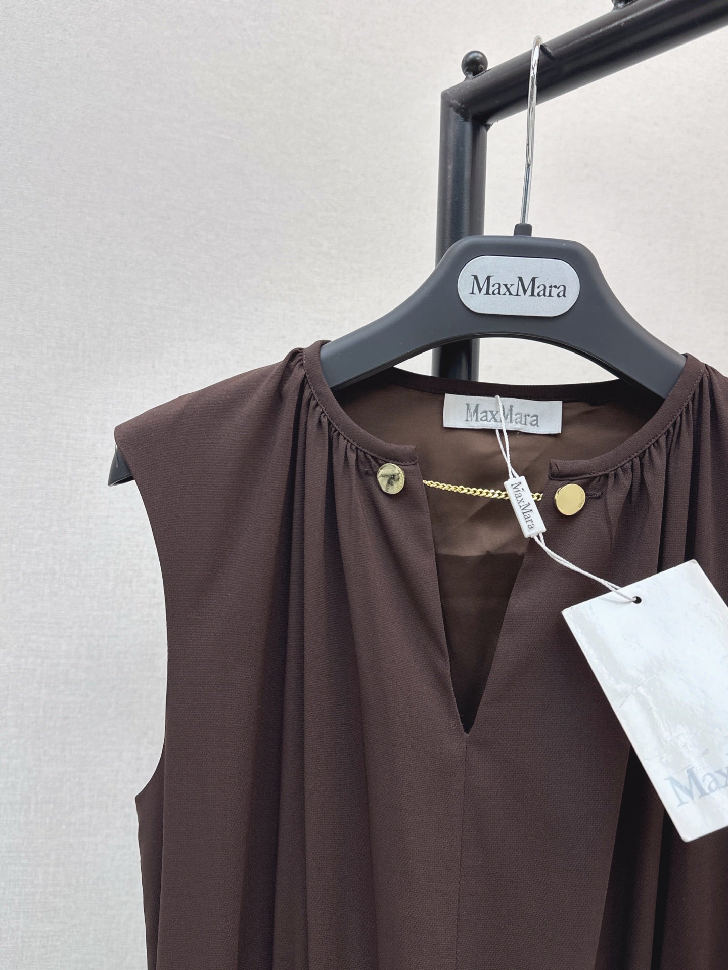 MaxM* 25ss long belted dress