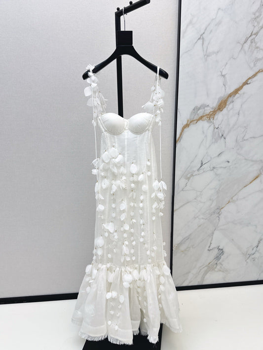 Zim* 25ss petal cami dress