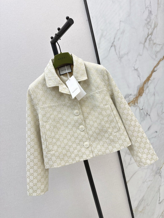 Gu* 25ss GG jacquard jacket