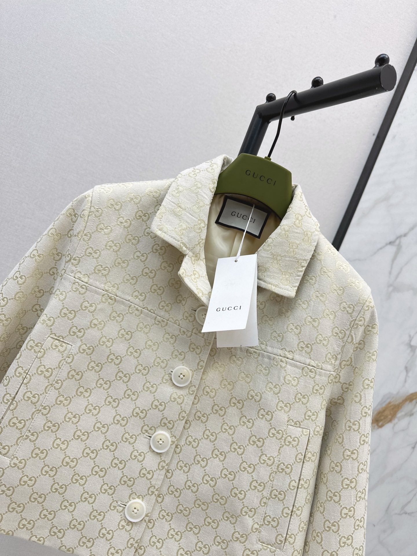 Gu* 25ss GG jacquard jacket