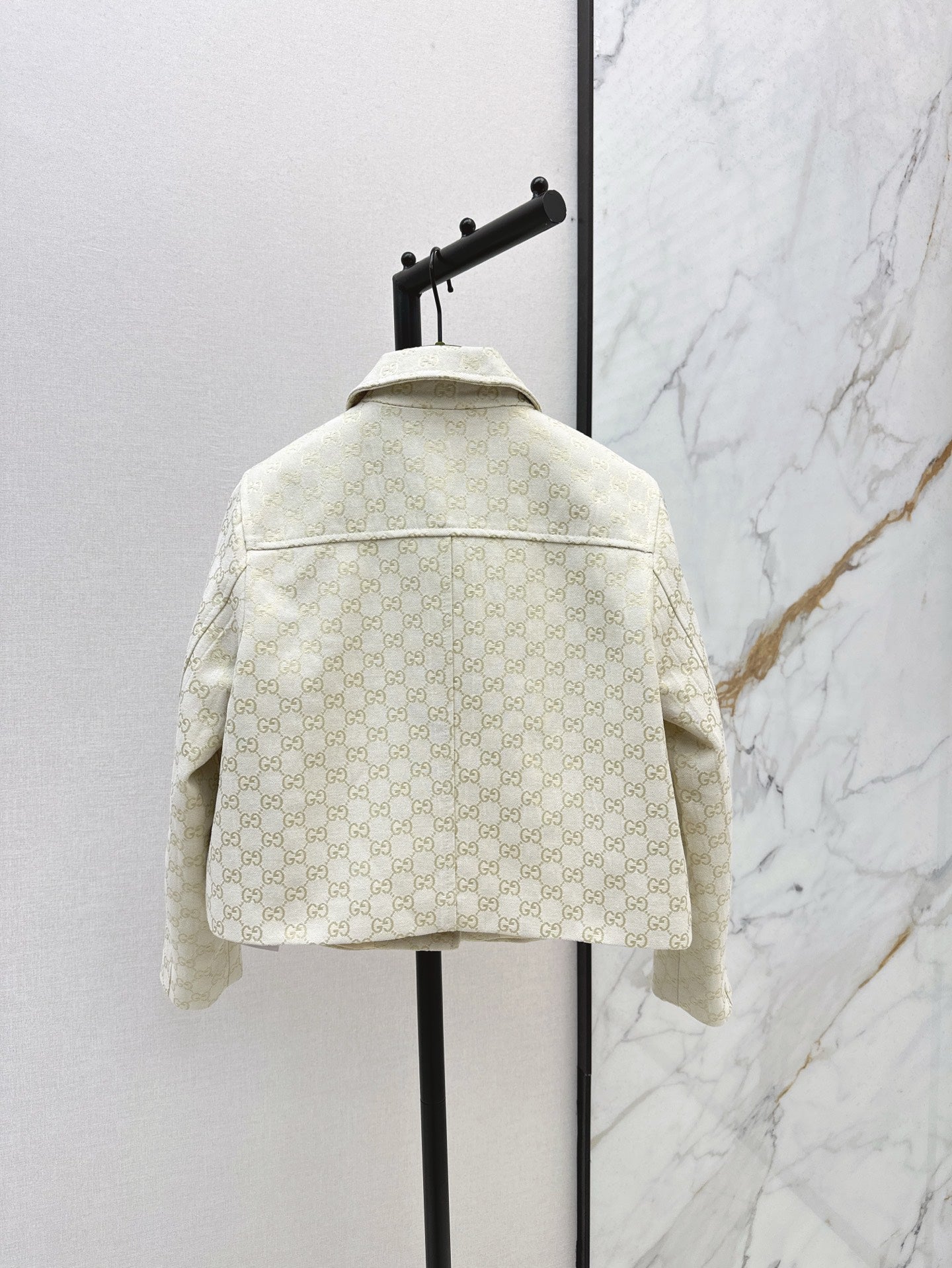 Gu* 25ss GG jacquard jacket