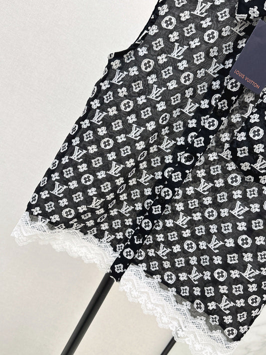 Loui* 25ss jacquard sleeveless shirt