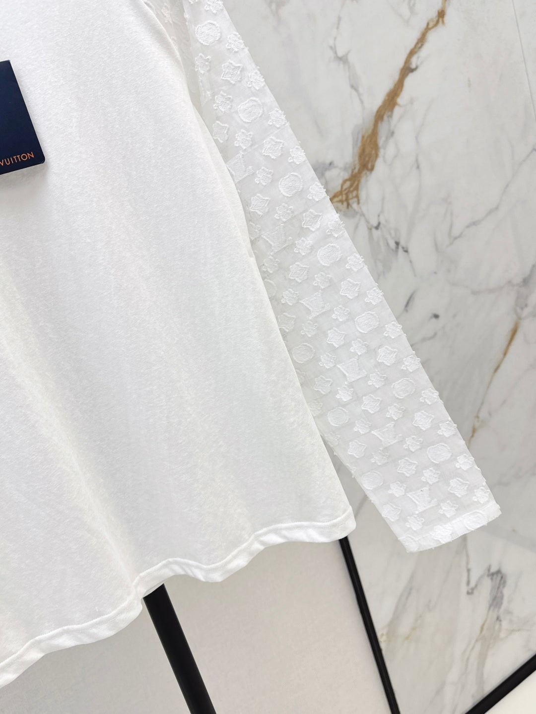 Loui* 25ss monogram jacquard long-sleeve t-shirt