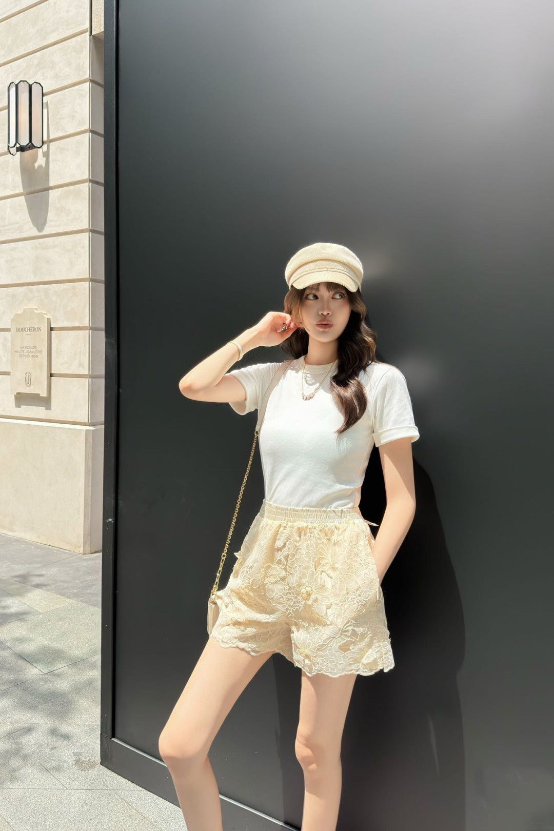 D*r 25ss embroidered shorts