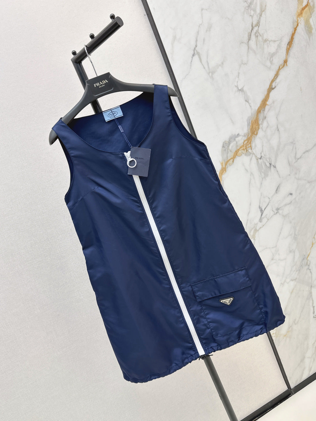 Pra* 25ss re-nylon mini dress