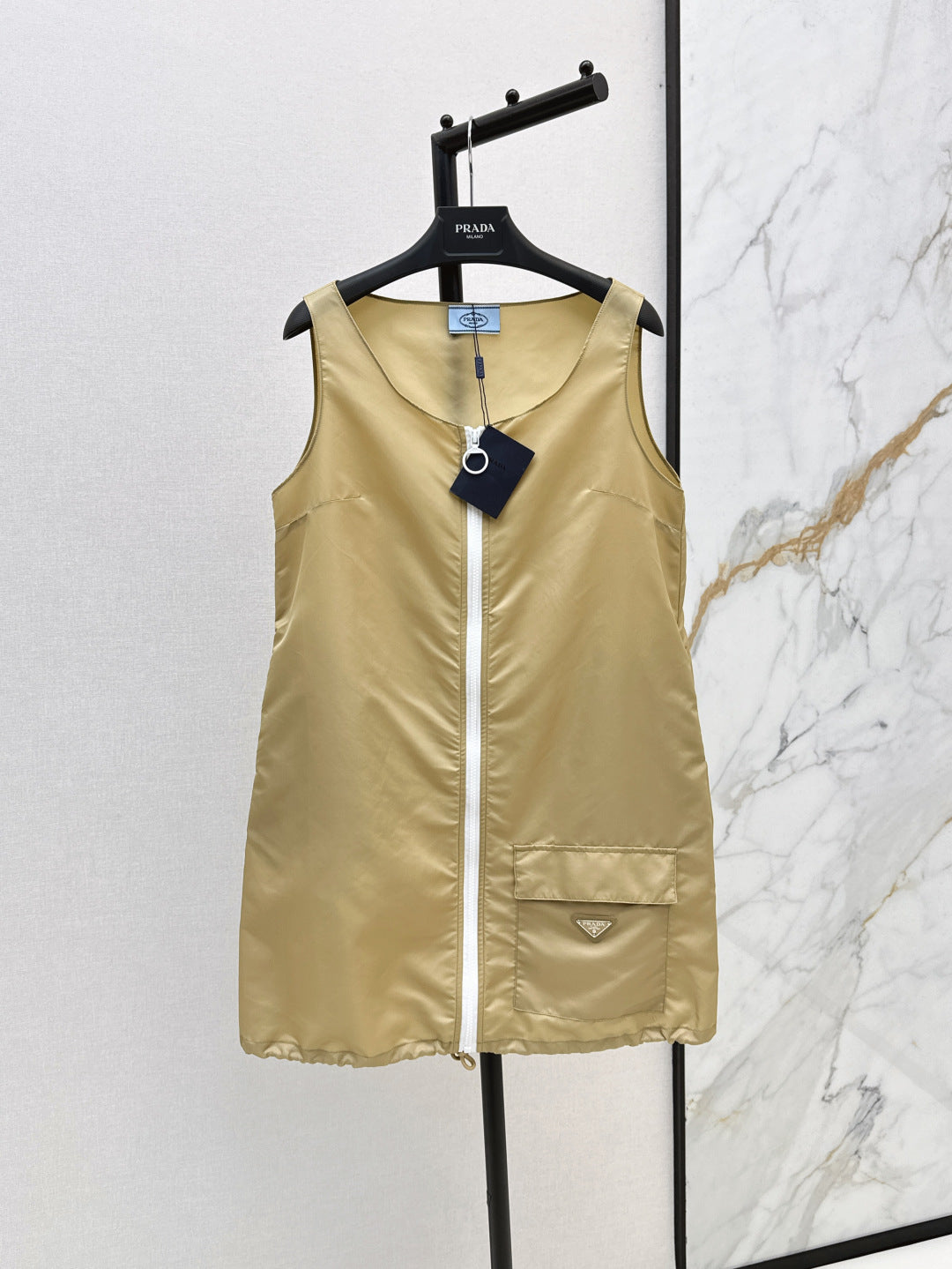 Pra* 25ss re-nylon mini dress