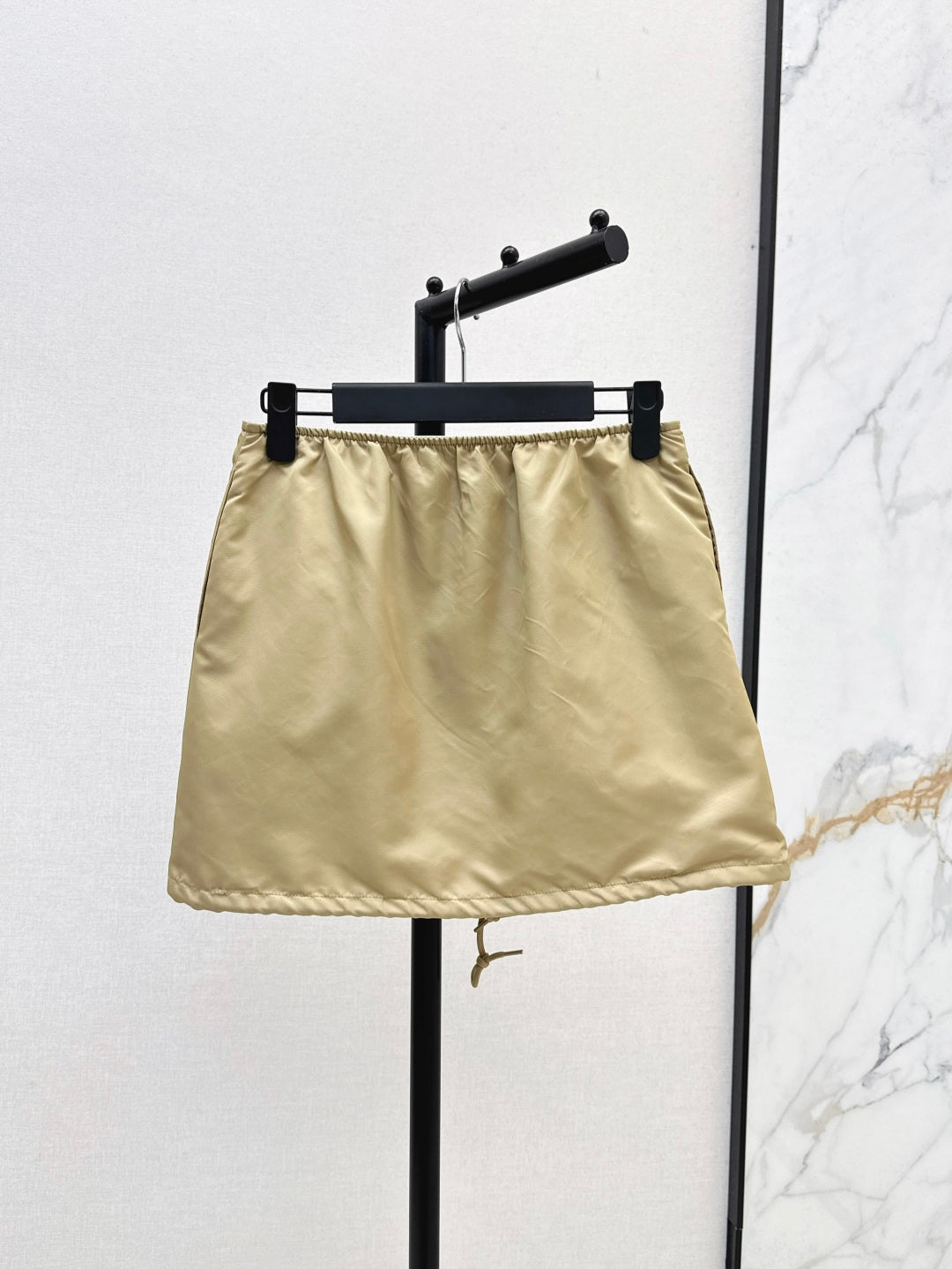 Pra* 25ss re-nylon miniskirt