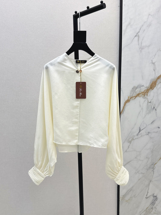 Lor*P 25ss beaded shirt