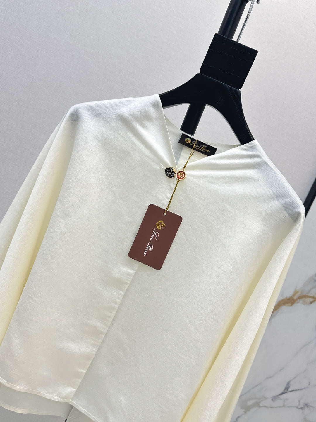 Lor*P 25ss beaded shirt