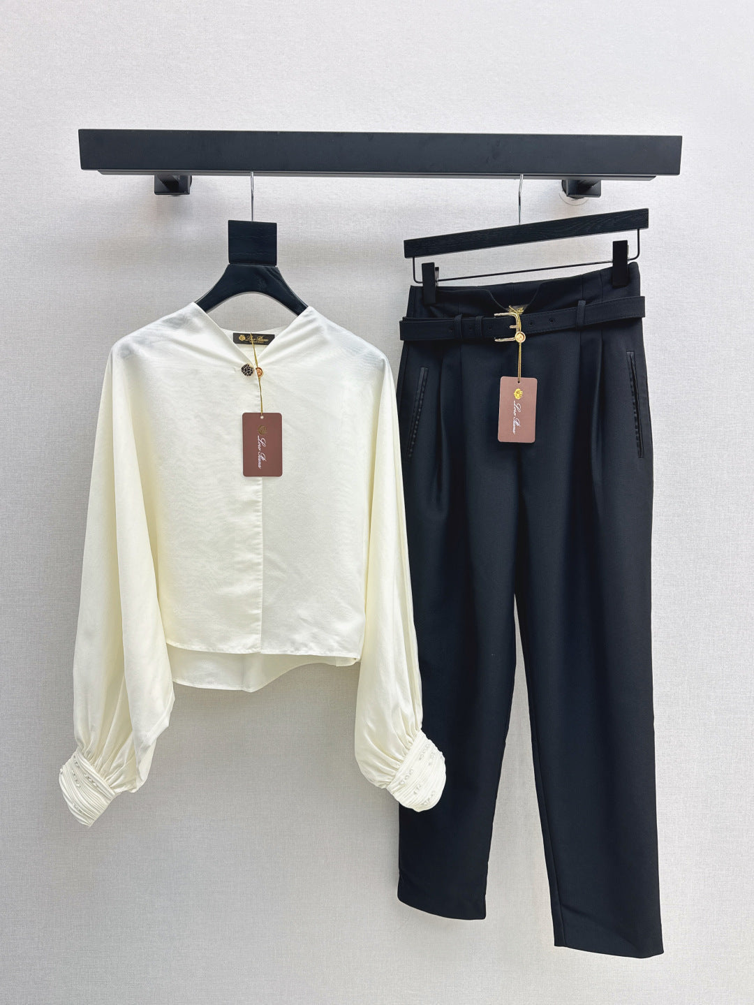 Lor*P 25ss beaded shirt