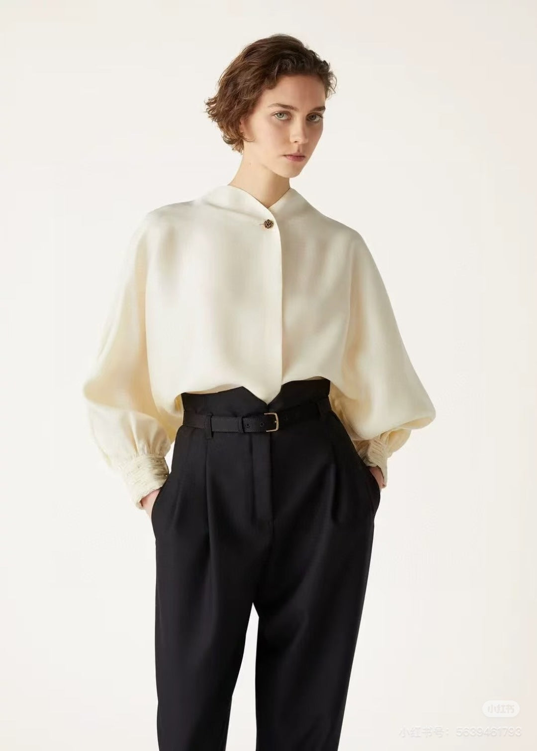 Lor*P 25ss beaded shirt