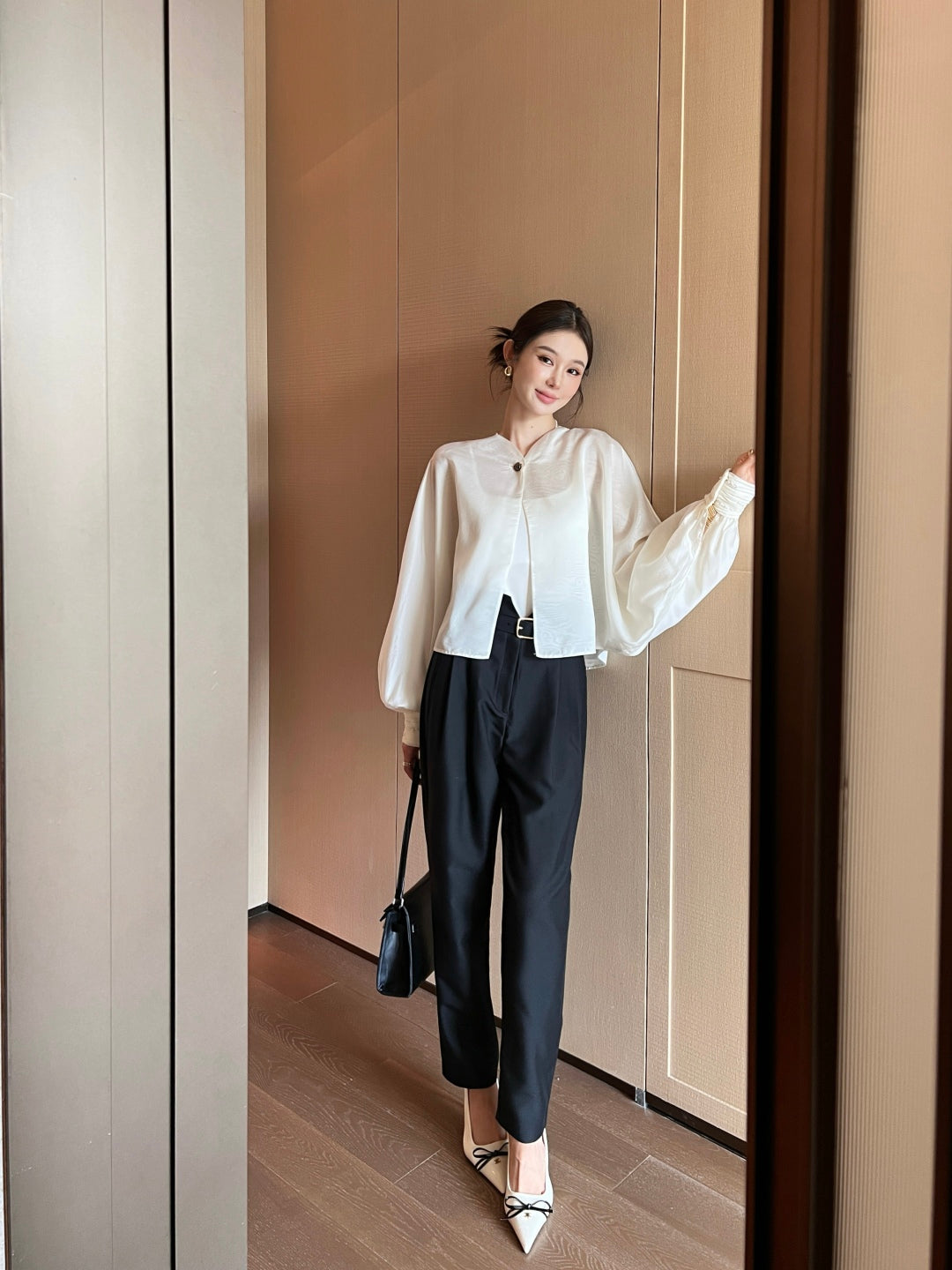 Lor*P 25ss beaded shirt