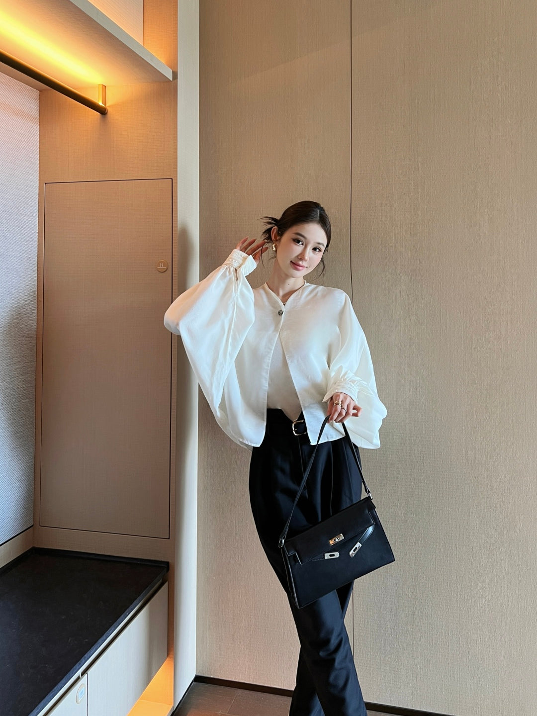 Lor*P 25ss beaded shirt