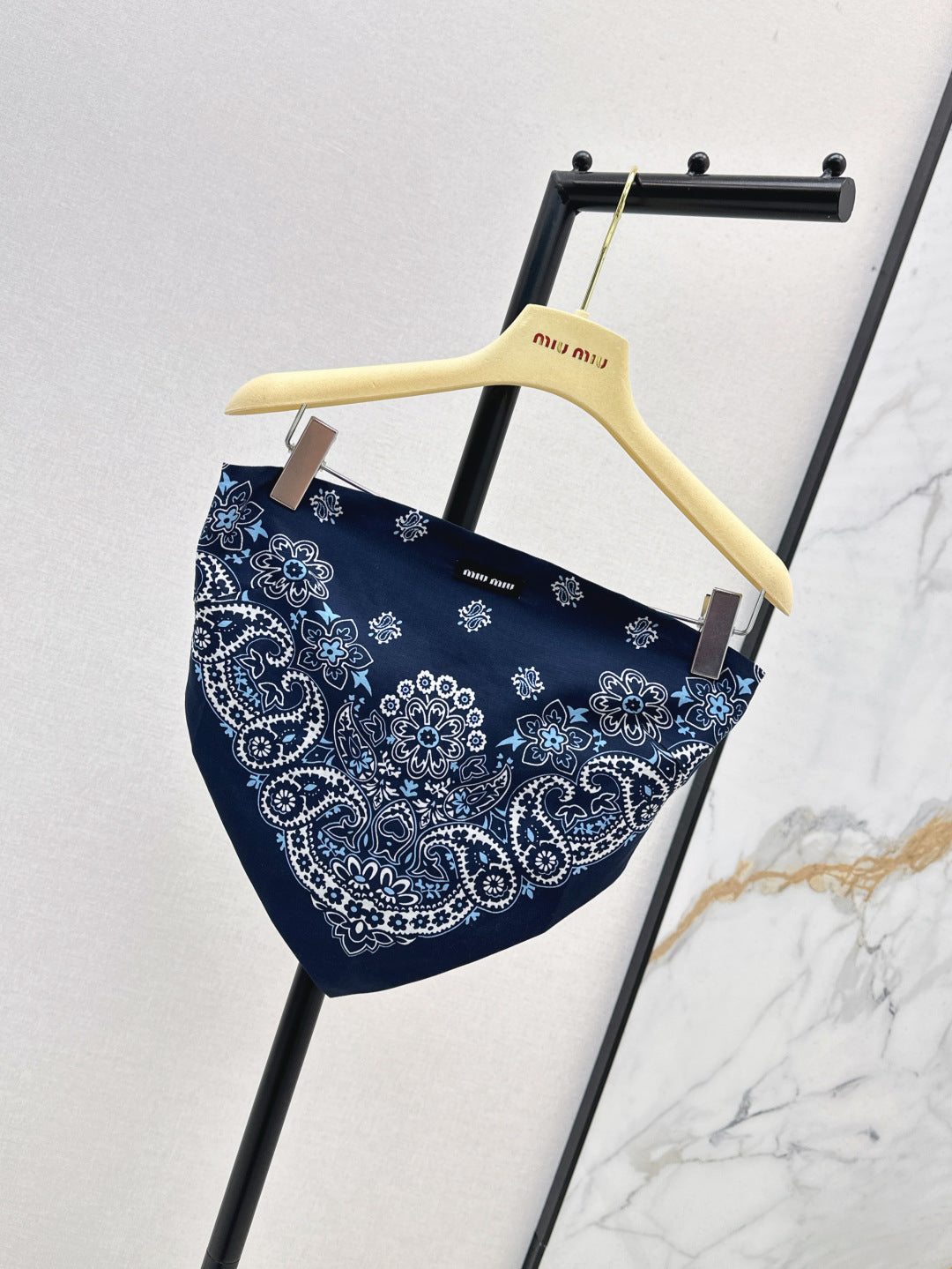 M*u 25ss printed bandana top and skirt set