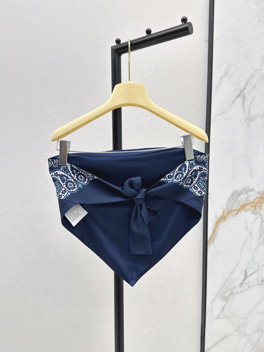 M*u 25ss printed bandana top and skirt set