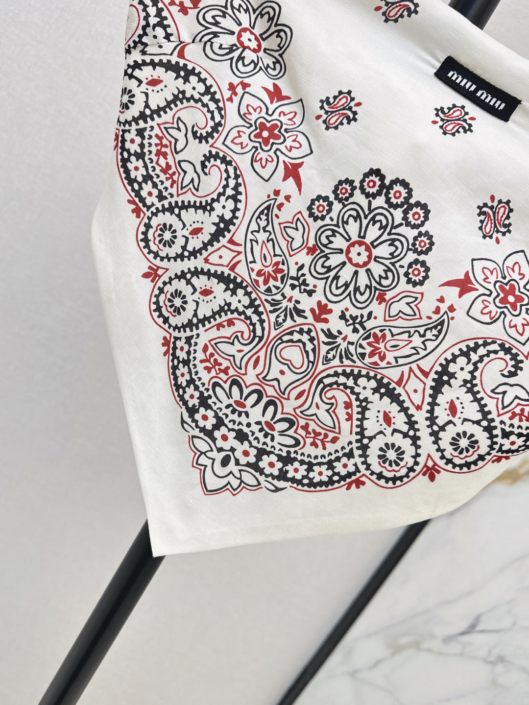 M*u 25ss printed bandana top and skirt set