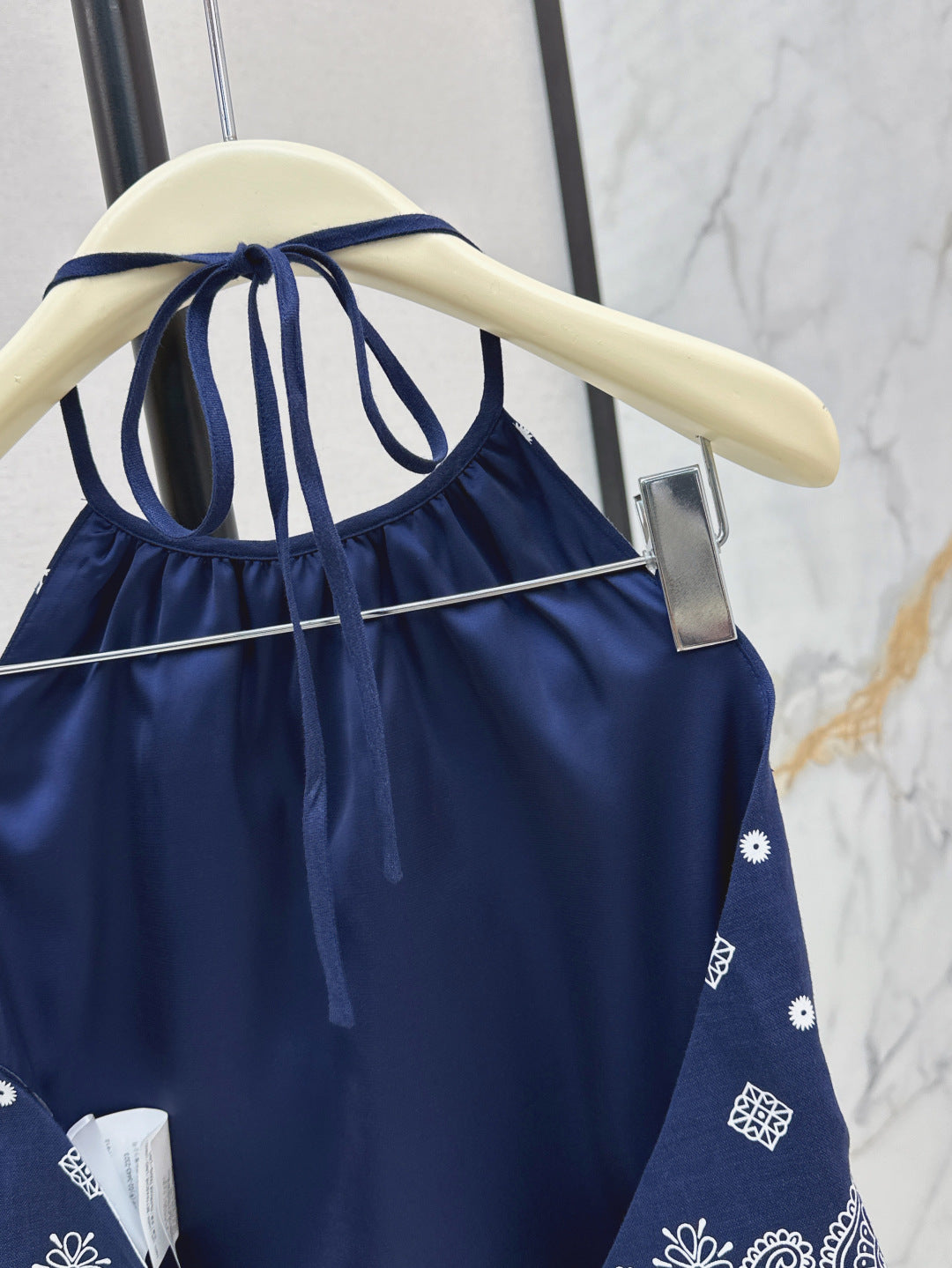 M*u 25ss printed halter top