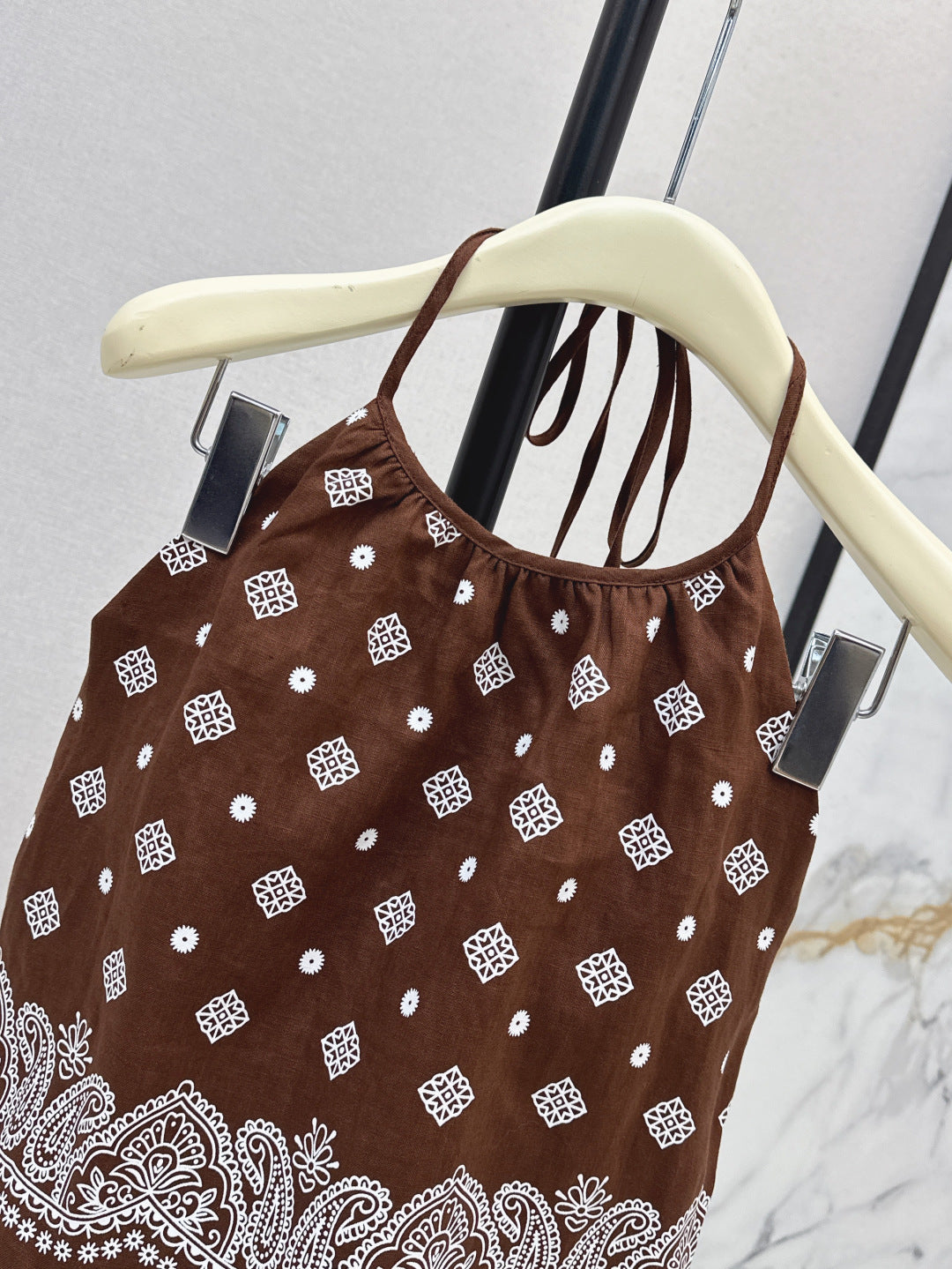 M*u 25ss printed halter top