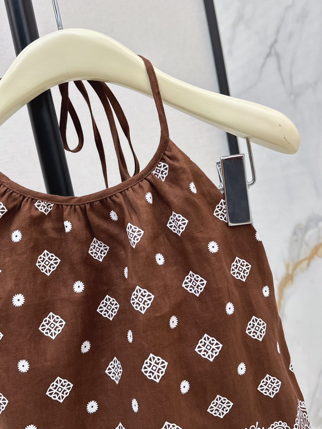 M*u 25ss printed halter top