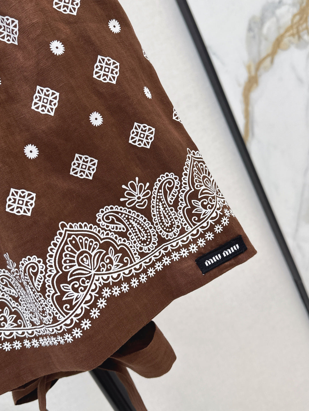 M*u 25ss printed halter top