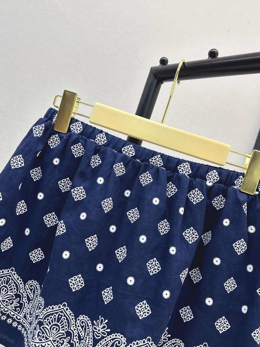 M*u 25ss printed miniskirt