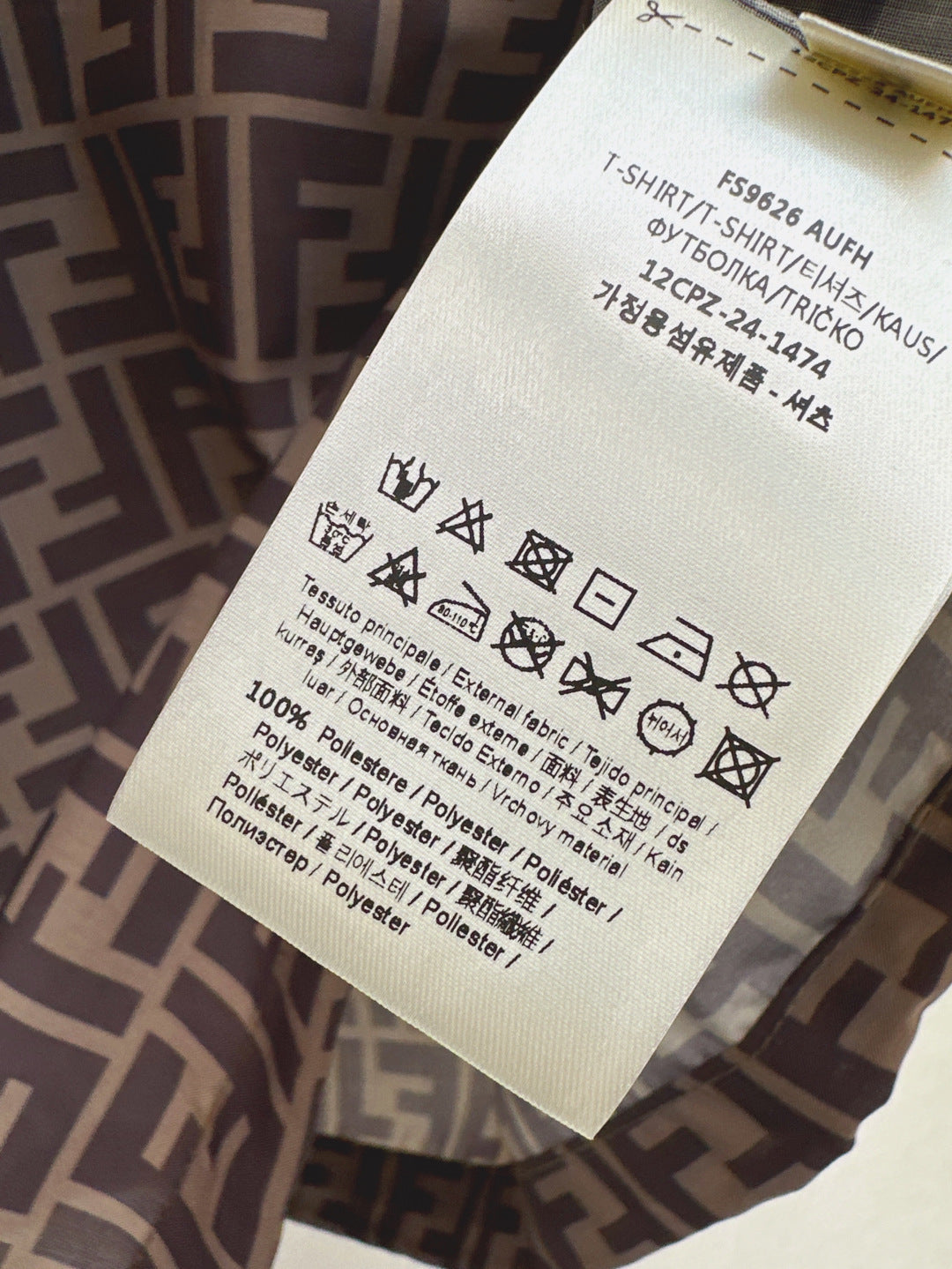 Fd* 25ss FF twill suit