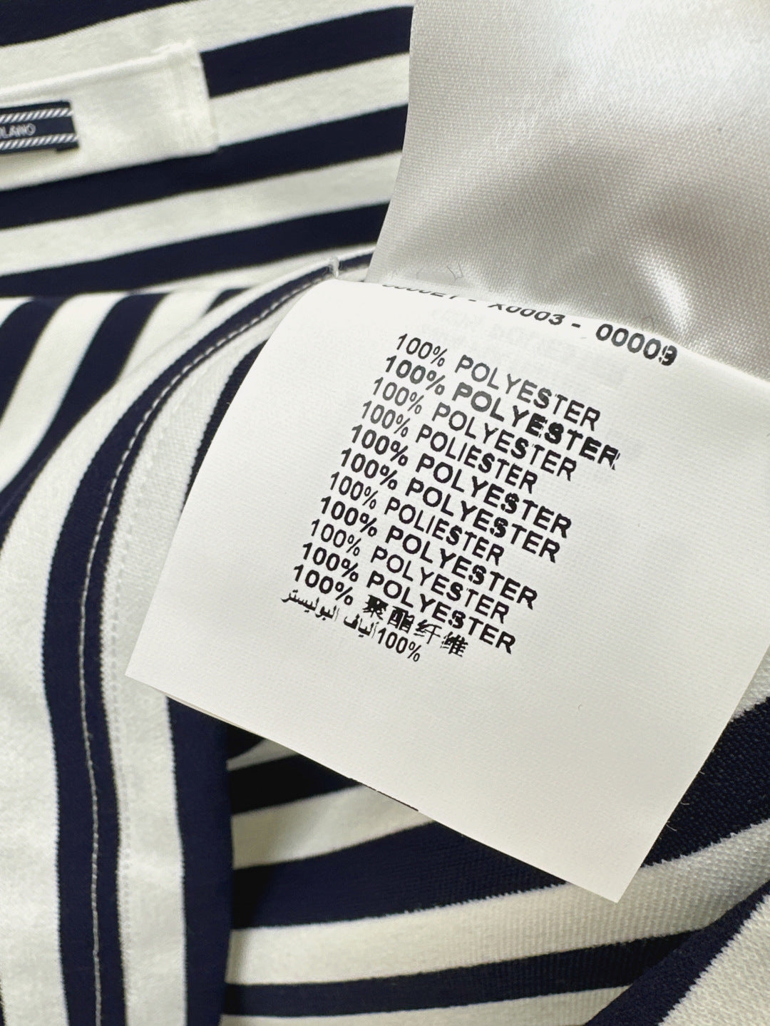 Pra* 25ss striped polo dress