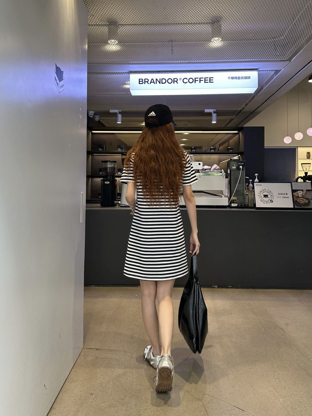 Pra* 25ss striped polo dress