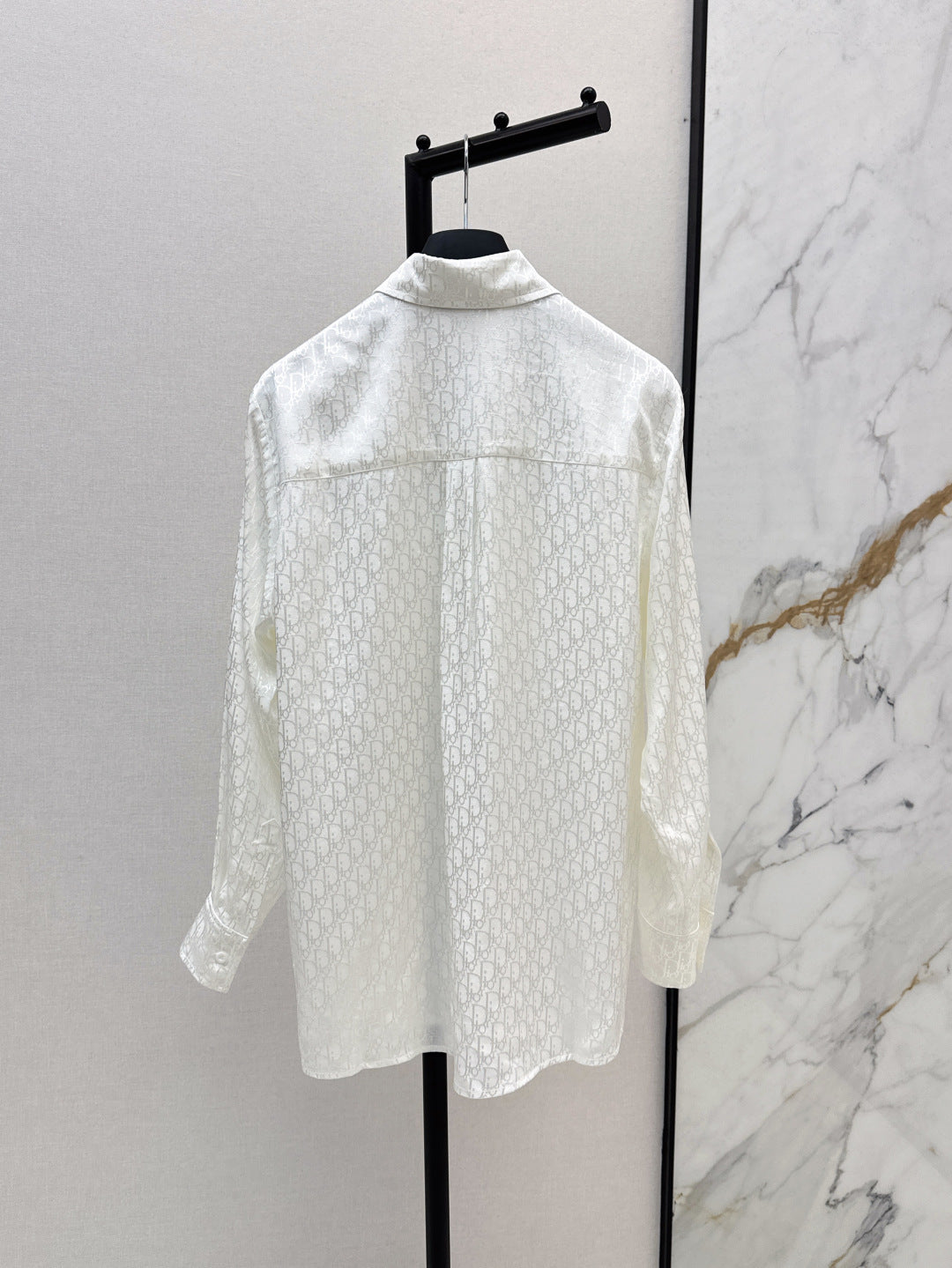 D*r 25ss oblique jacquard shirt